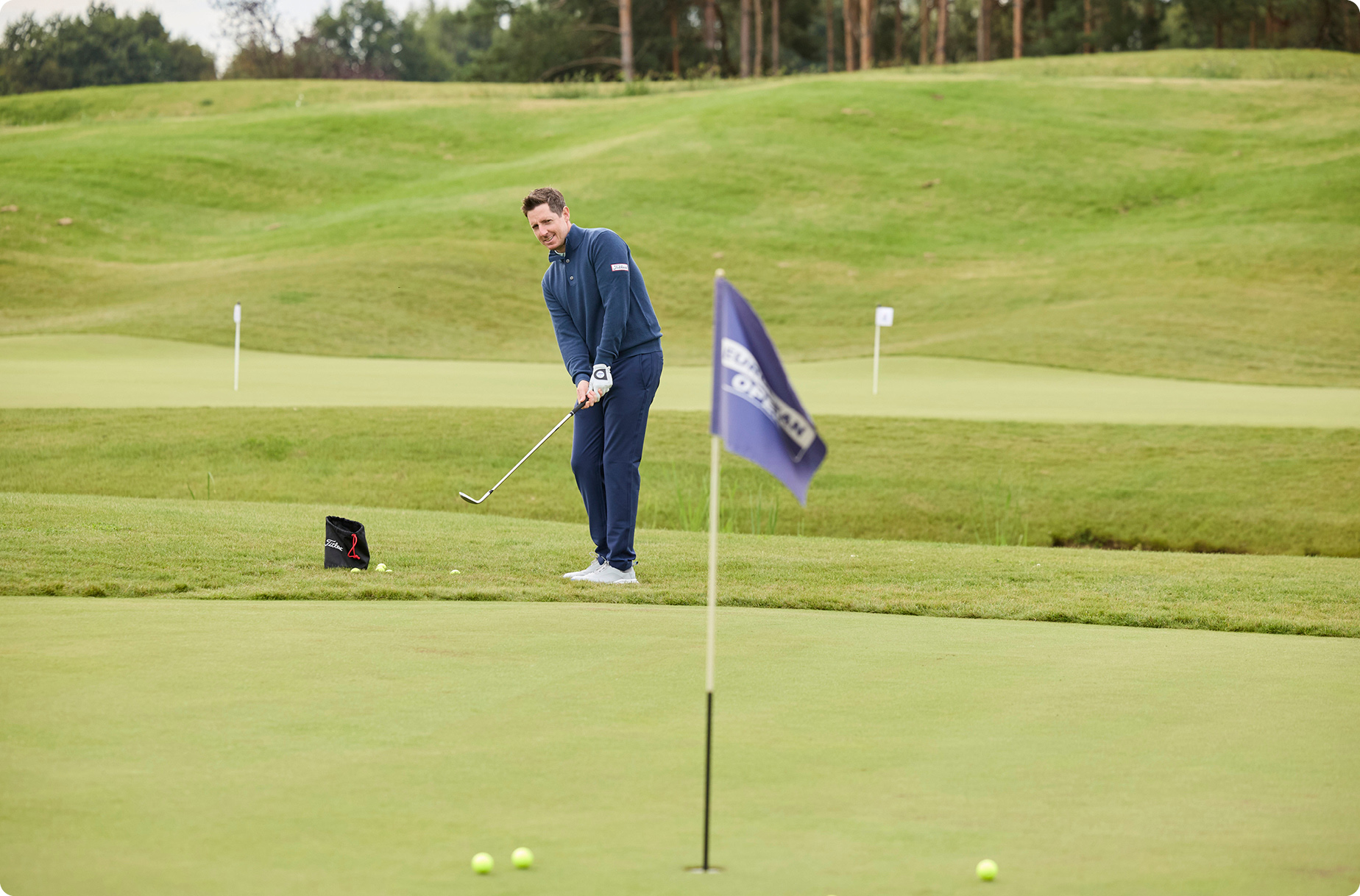 Ian Holloway auf dem Golfplatz