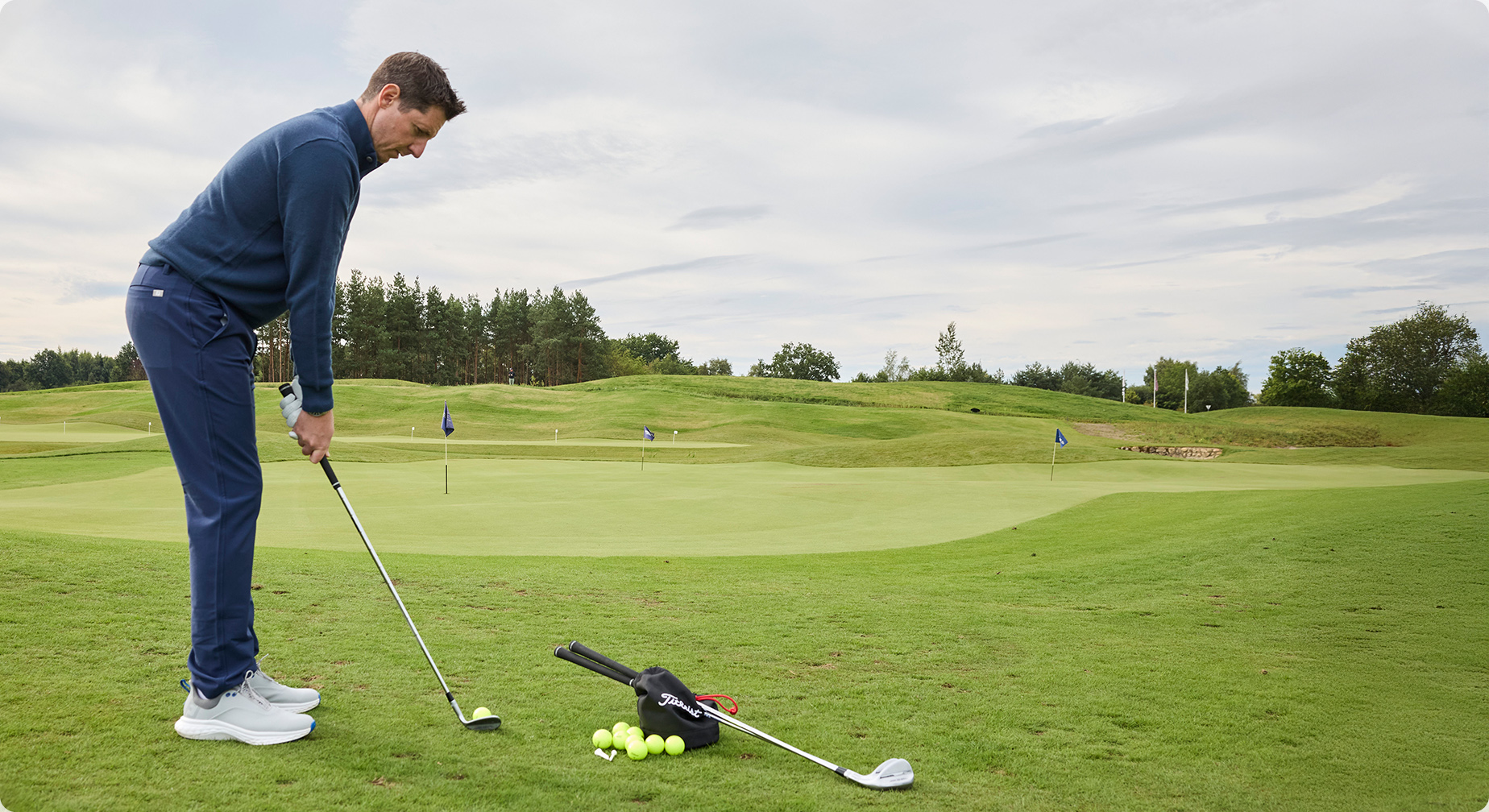 Ian Holloway auf dem Golfplatz